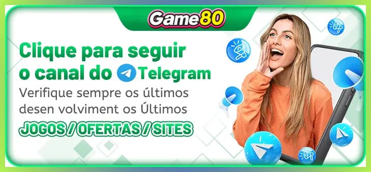 GAME80 bônus — painel de promoções no aplicativo